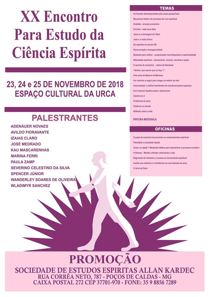 Encontro sobre Ciência Espírita em Minas Gerais