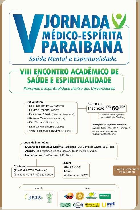 Jornada Médico-Espírita na Paraíba