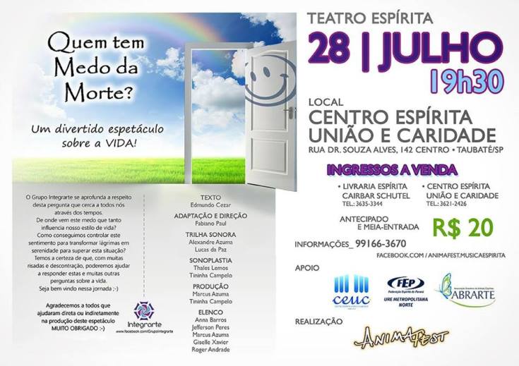Peça Espírita em São Paulo