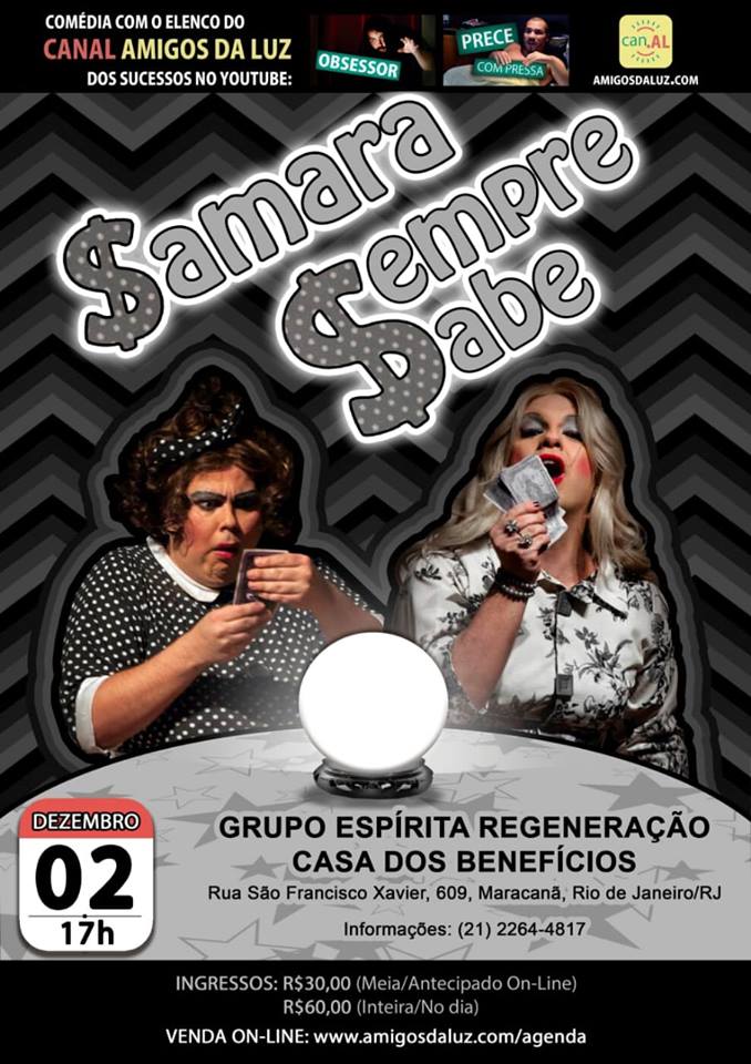 Peça Espírita no Rio de Janeiro