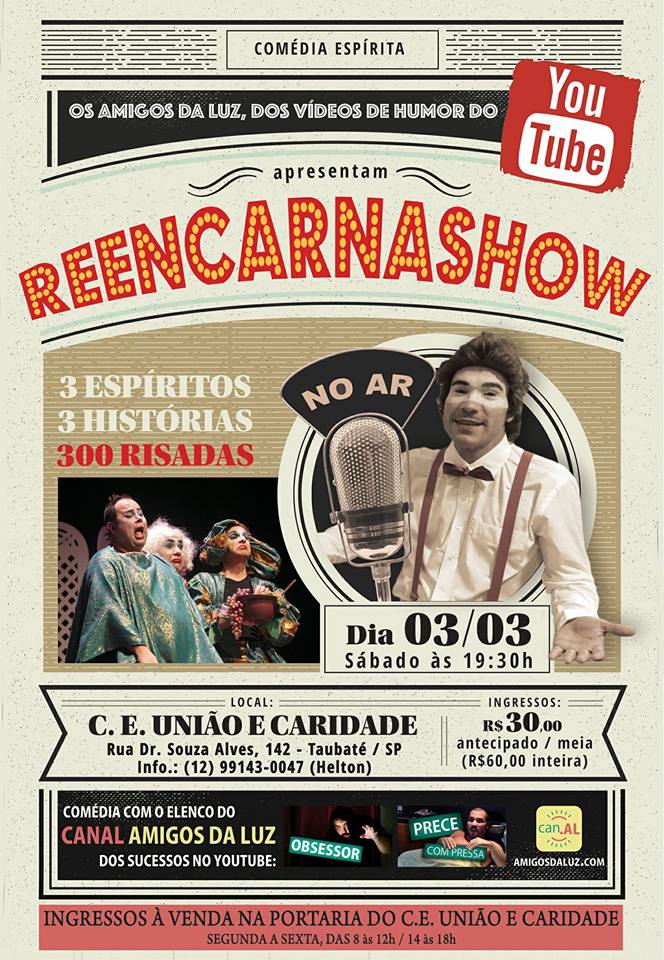 Comédia Espírita em São Paulo