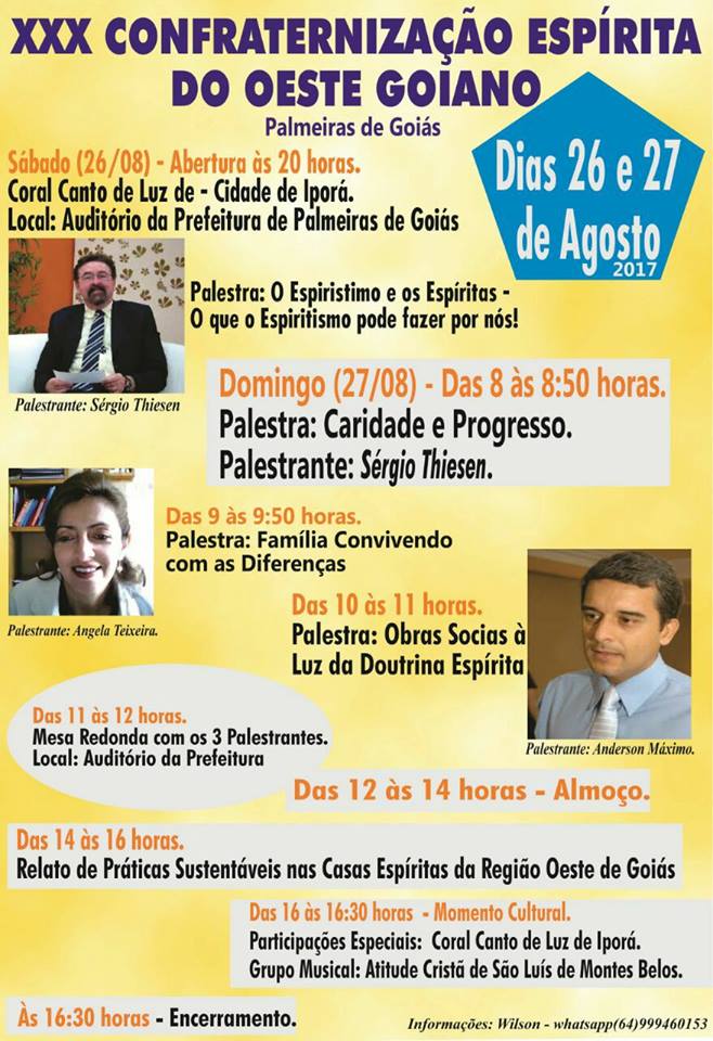 Confraternização Espírita em Goiás