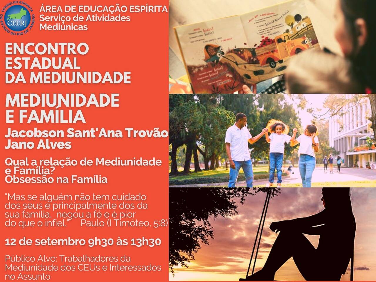 Encontro Estadual da Mediunidade: Mediunidade e Família