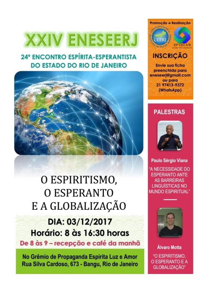 Encontro Espírita-Esperantista em RJ