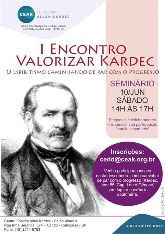 Encontro sobre Kardec em São Paulo
