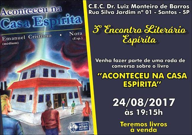 Encontro Literário Espírita em SP