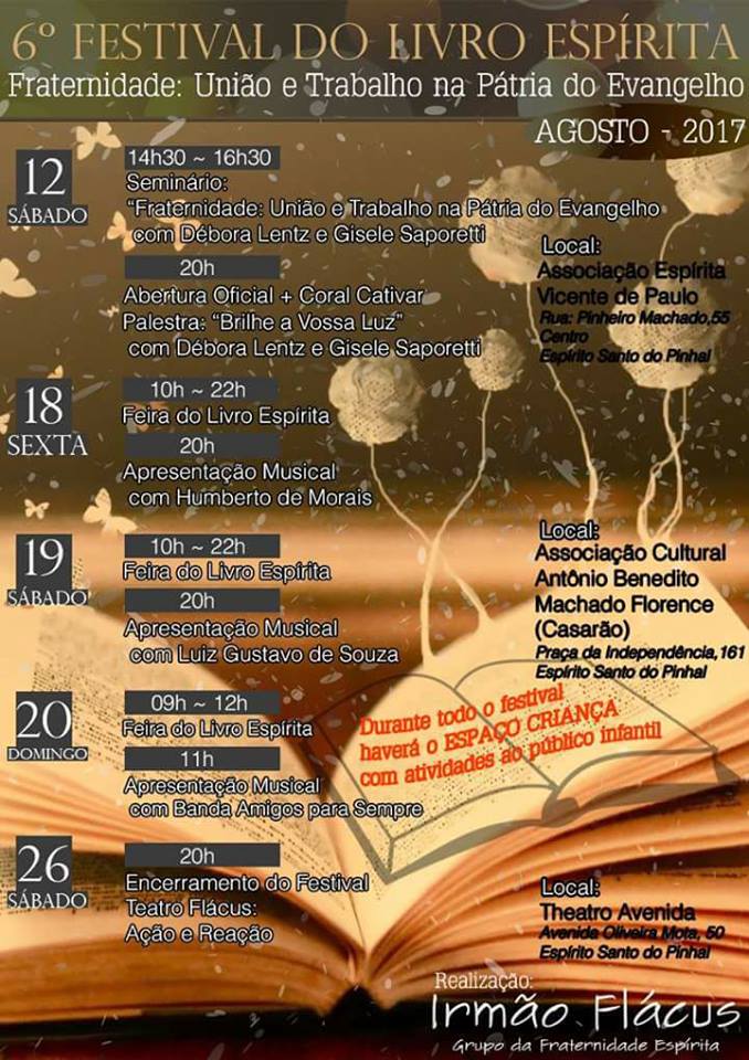 Festival do Livro Espírita em SP