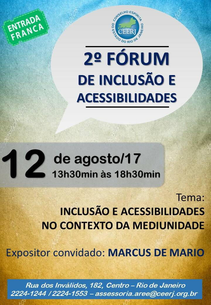 Fórum Espírita no Rio de Janeiro