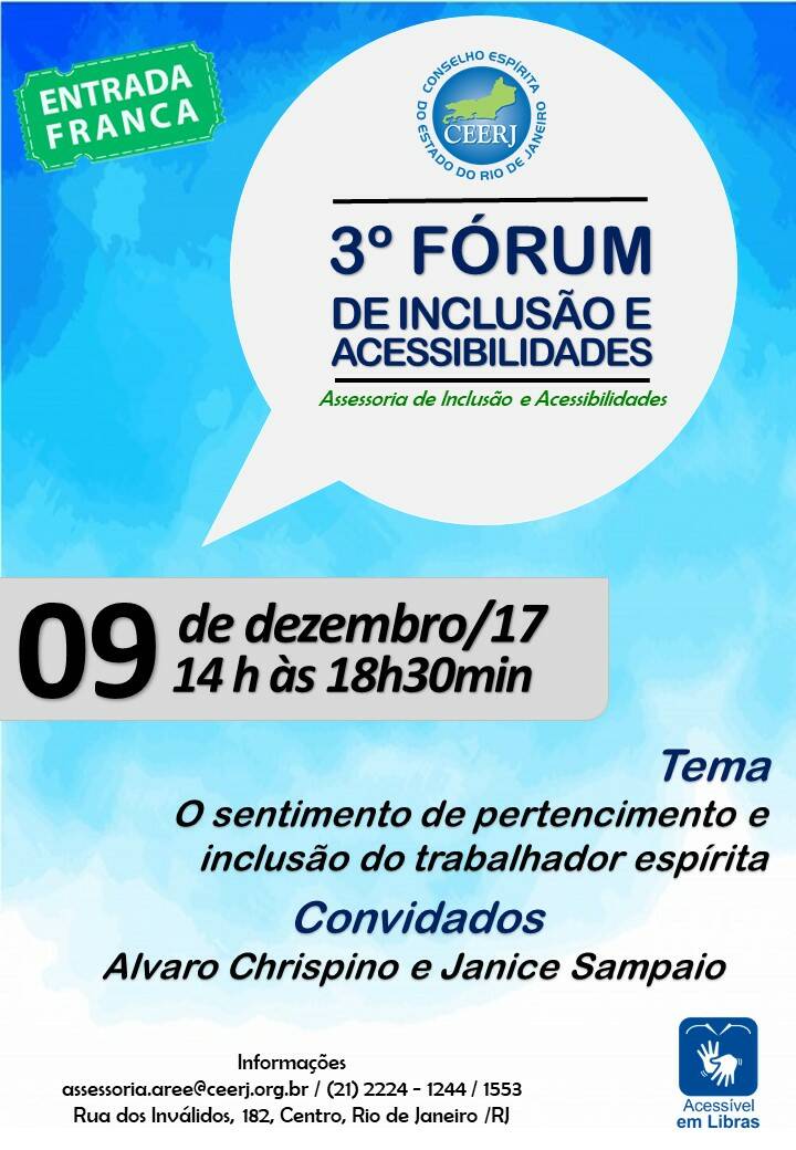 Fórum Espírita no Rio de Janeiro