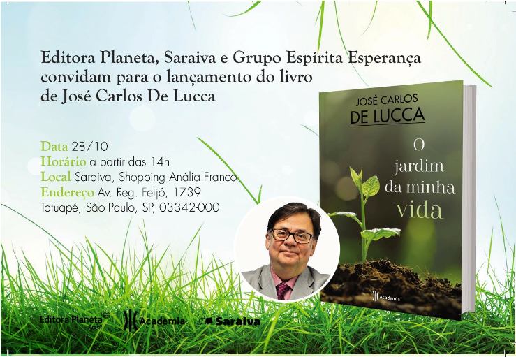 Lançamento de livro espírita em São Paulo