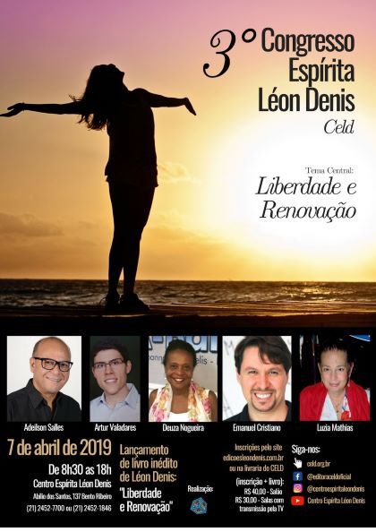3º Congresso Espírita Léon Denis - Inscrições Abertas!