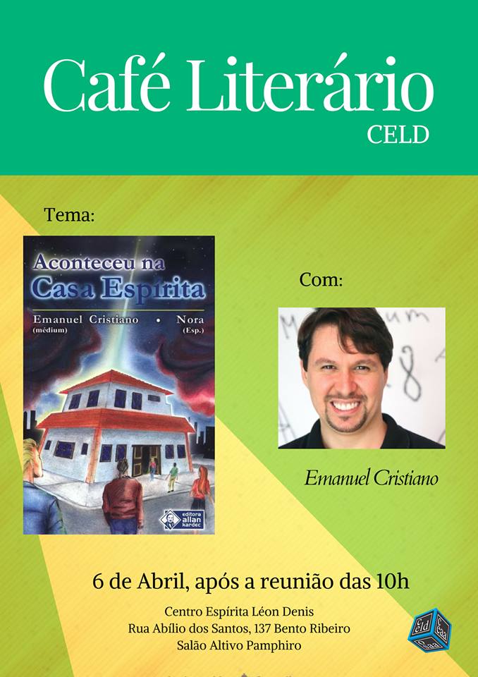 Café Literário no CELD e no CEAA