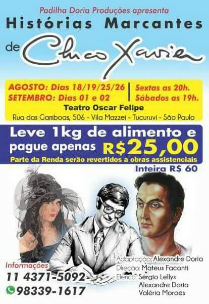 Peça Espírita em São Paulo