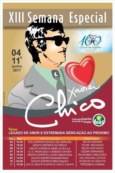 Semana Chico Xavier em Sergipe
