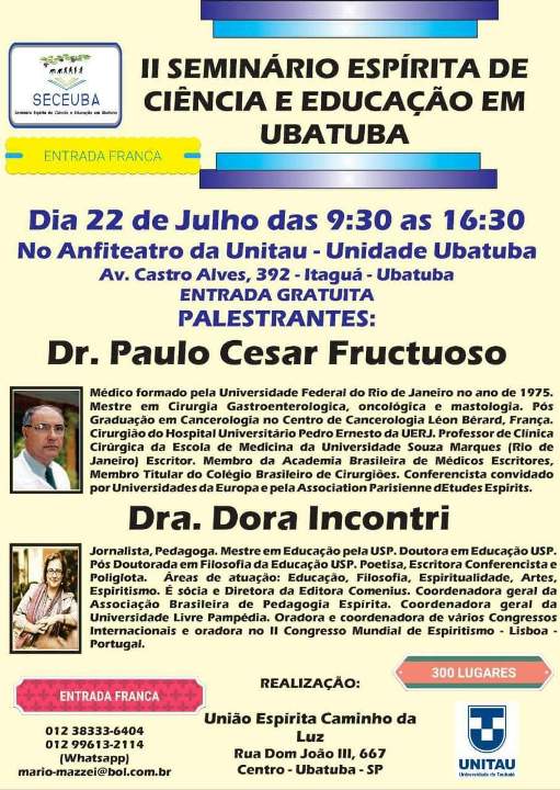 Seminário Espírita em São Paulo