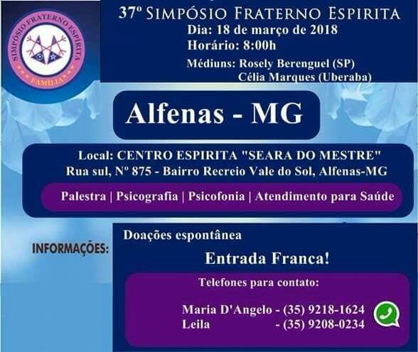 Simpósio Espírita em Minas Gerais