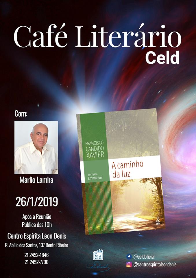 Café Literário no CELD com Marlio Lamha
